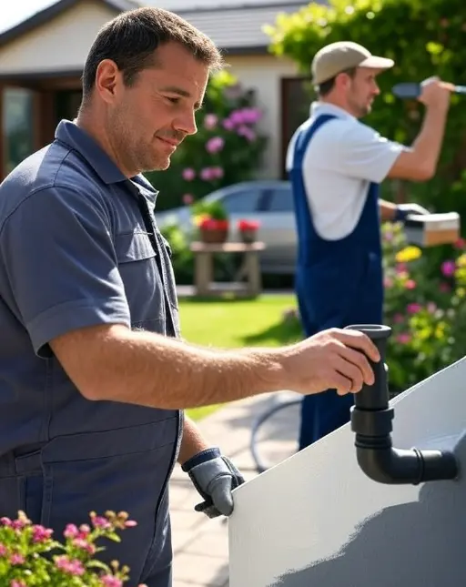man plumbing